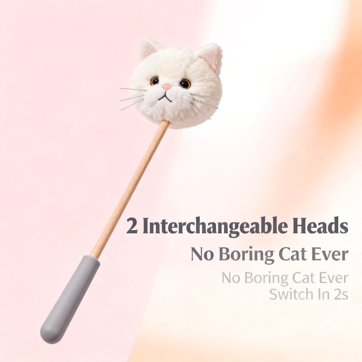 🪶 Awaken Your Cat’s Natural Hunting Instincts With An Interactive Wooden Wand Toy Designed To Encourage Movement, Curiosity, And Meaningful Playtime Together
