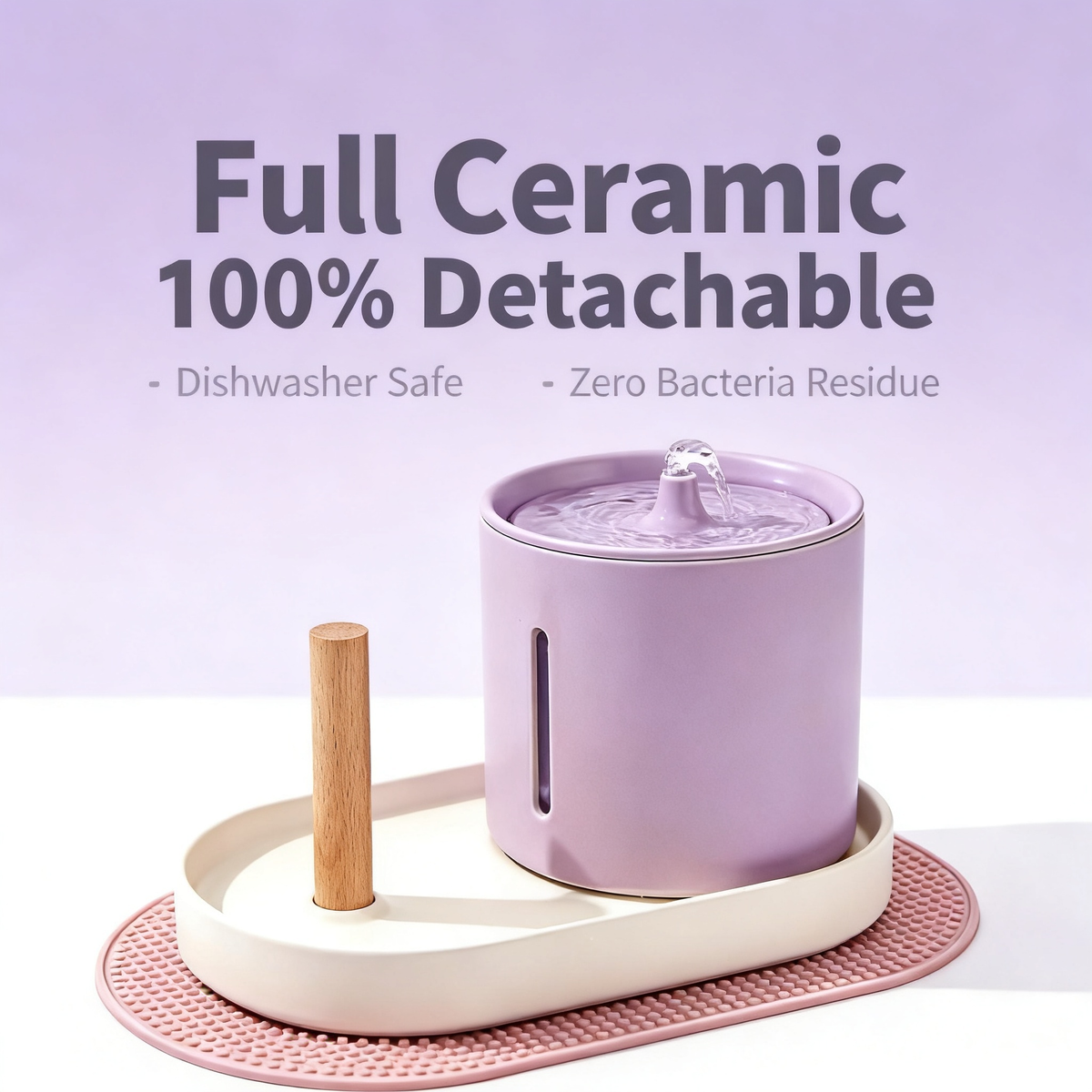💧 Elevate Your Pet’s Daily Hydration Experience With A Premium Ceramic Water Fountain Designed To Deliver Fresh Flow, Quiet Comfort, And Elegant Home Style