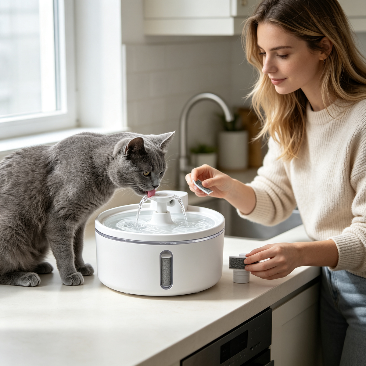 Smart Pet Water Fountain — A Healthier Hydration Solution Designed To Encourage Your Cat To Drink More Fresh Water Every Day