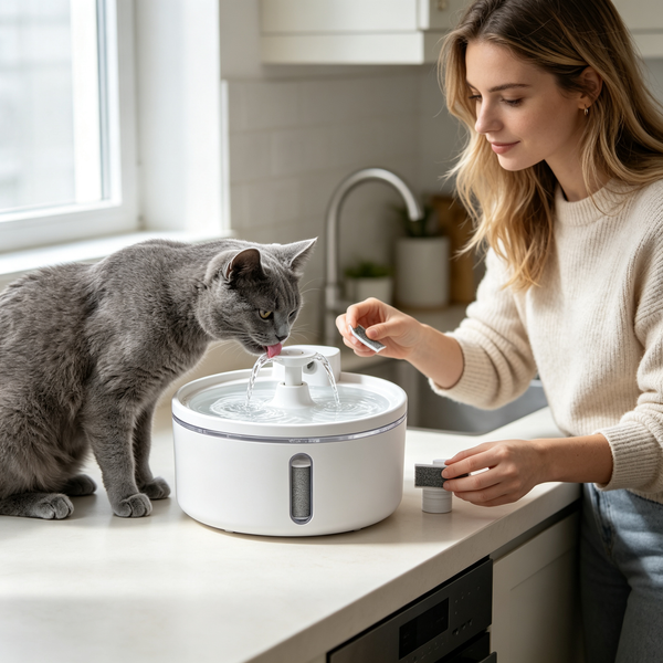 Smart Pet Water Fountain — A Healthier Hydration Solution Designed To Encourage Your Cat To Drink More Fresh Water Every Day