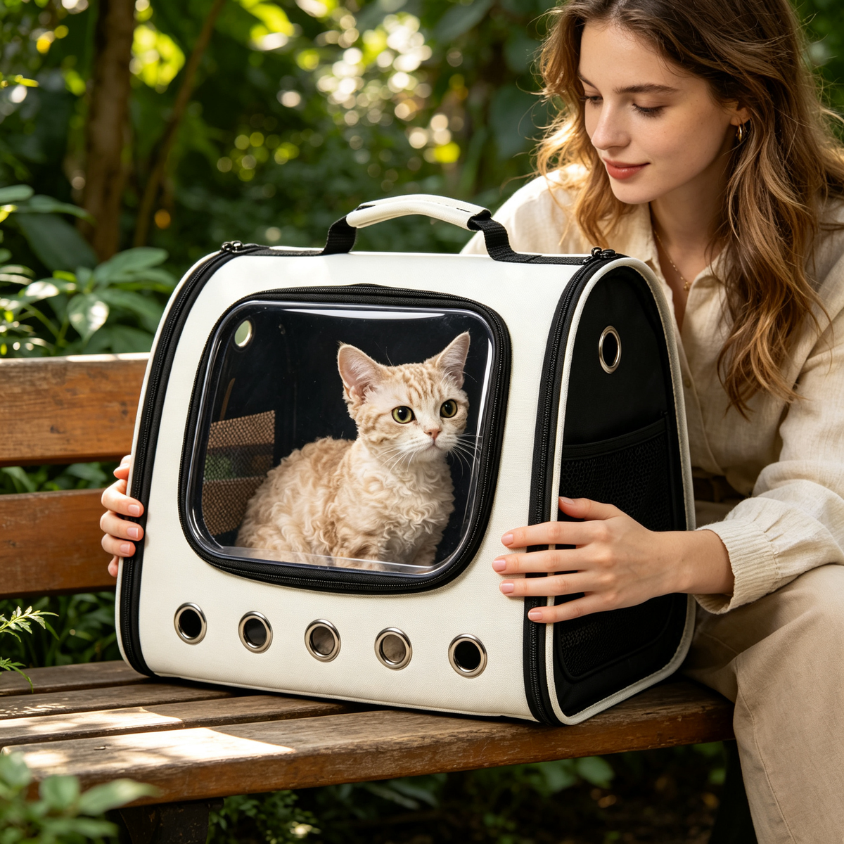 Transparent Pet Carrier Backpack — A Safe And Comfortable Way To Take Your Furry Companion On Every Adventure Outside 🎒