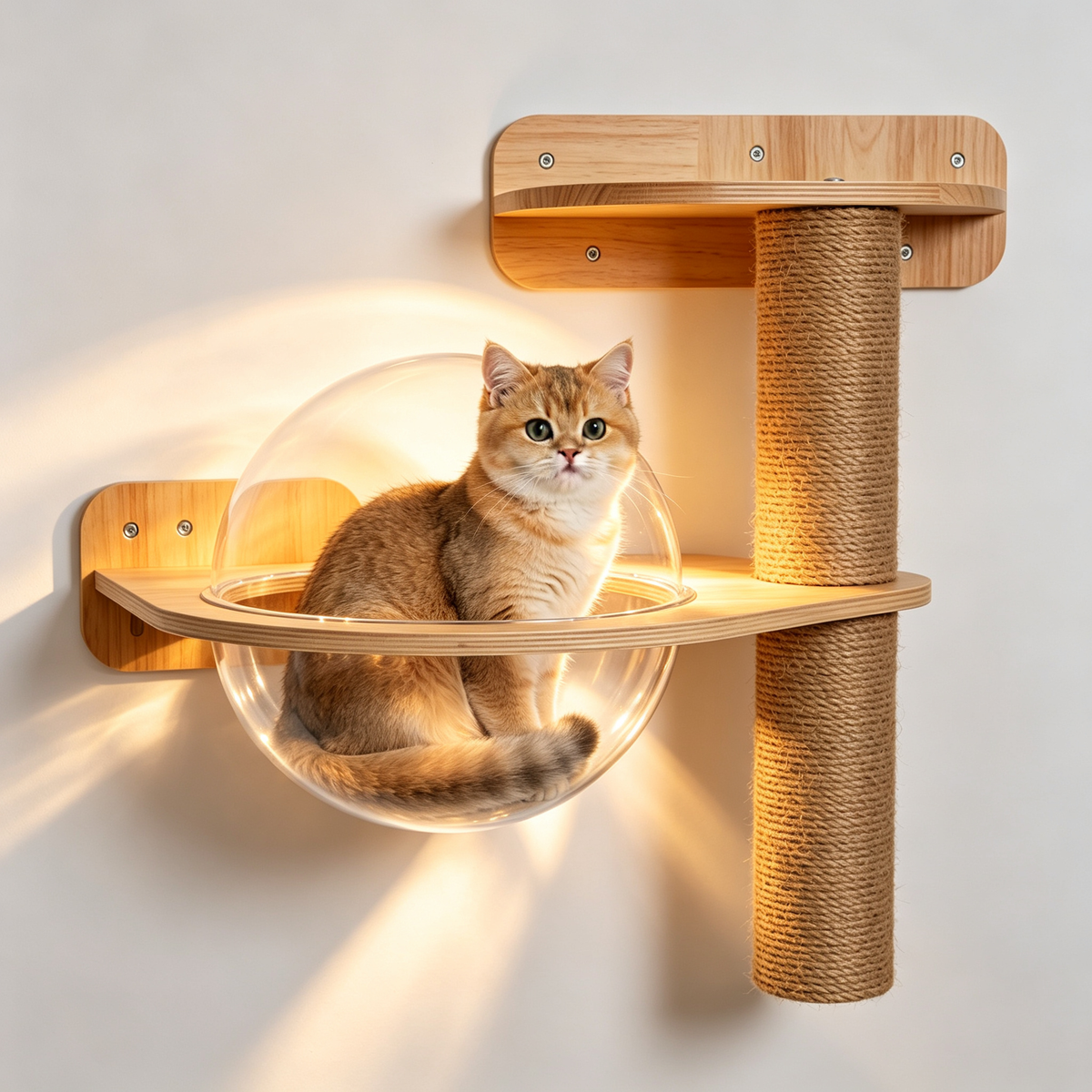 🐈🏠 Wall Mounted Cat Tree — Transform Empty Walls Into A Vertical Playground Where Cats Can Climb, Explore And Feel At Home