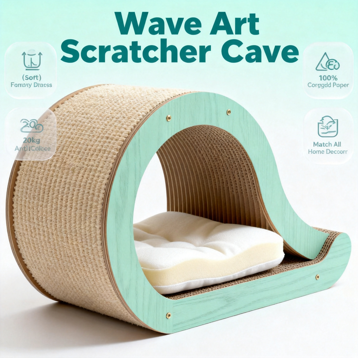 🏡 Create A Peaceful Private Retreat For Your Cat With A Cozy Tunnel Bed Designed To Support Natural Instincts, Restful Sleep, And Everyday Comfort