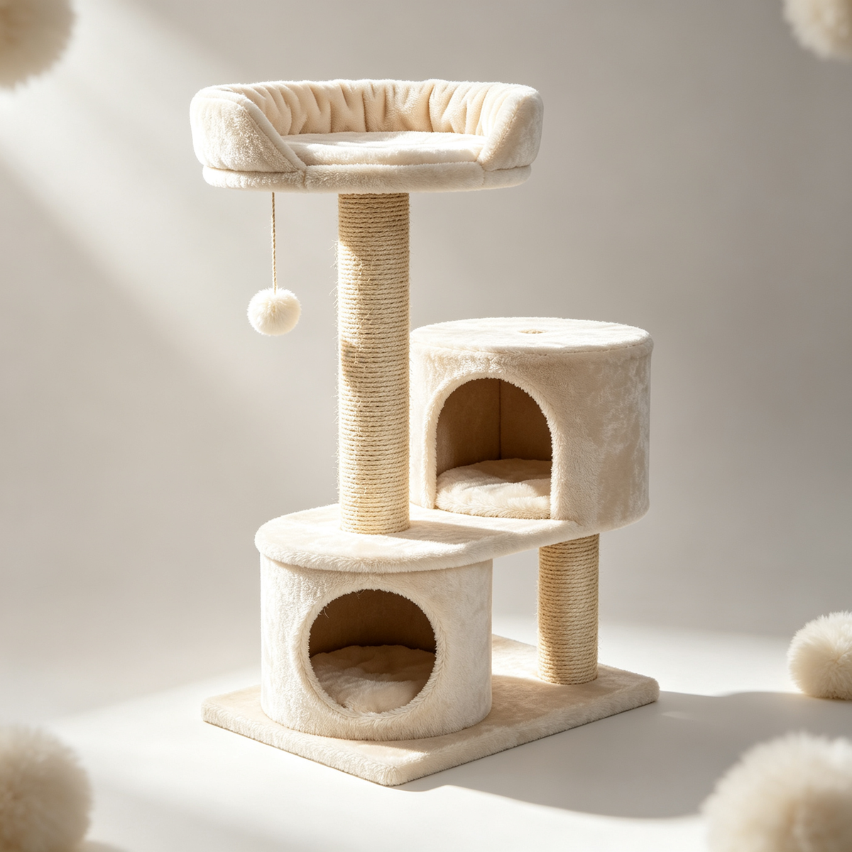 🏰 Multi-Level Luxury Cat Tree — Build A Complete Indoor Playground Where Your Cat Can Climb, Rest, Play And Own Their Territory
