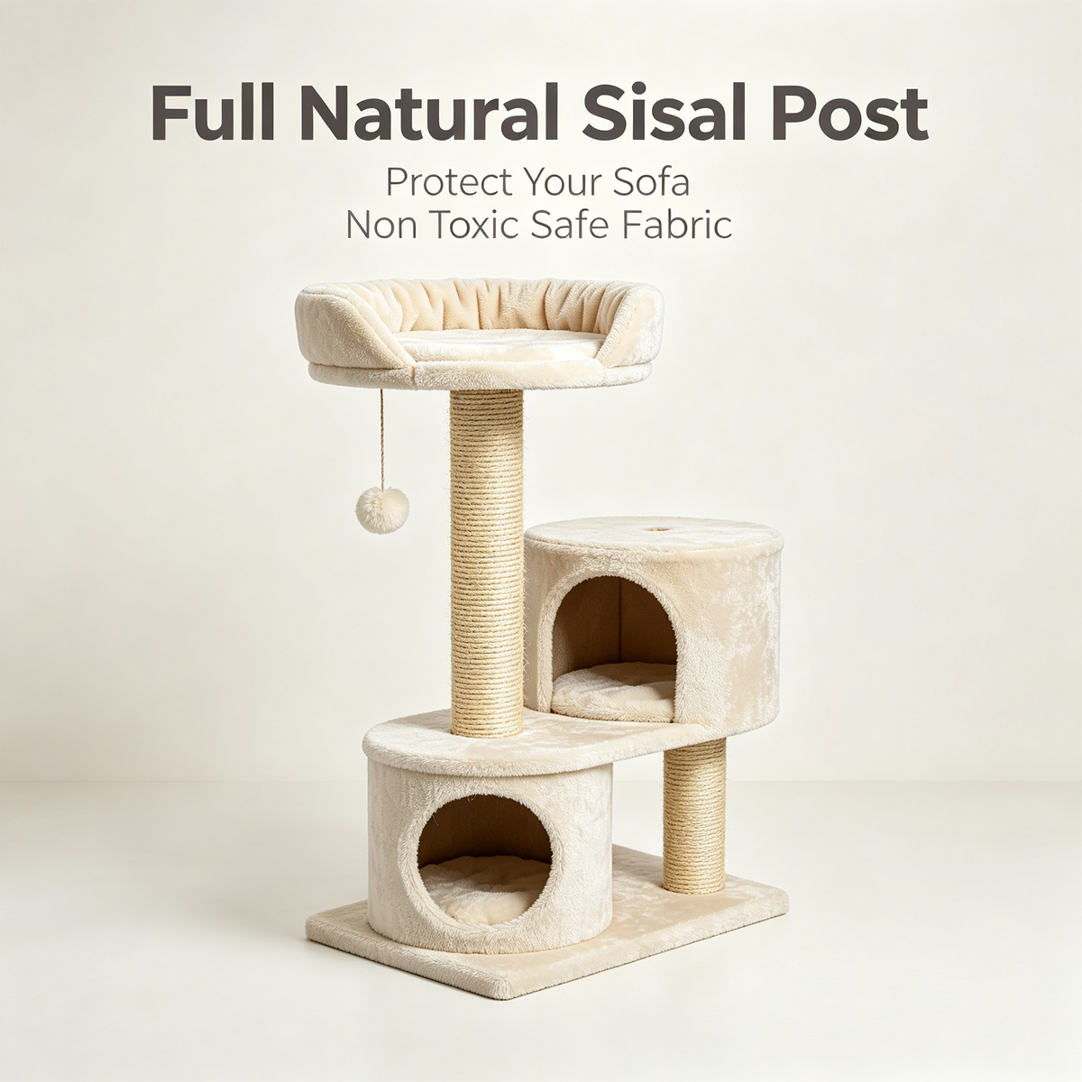 🏰 Multi-Level Luxury Cat Tree — Build A Complete Indoor Playground Where Your Cat Can Climb, Rest, Play And Own Their Territory