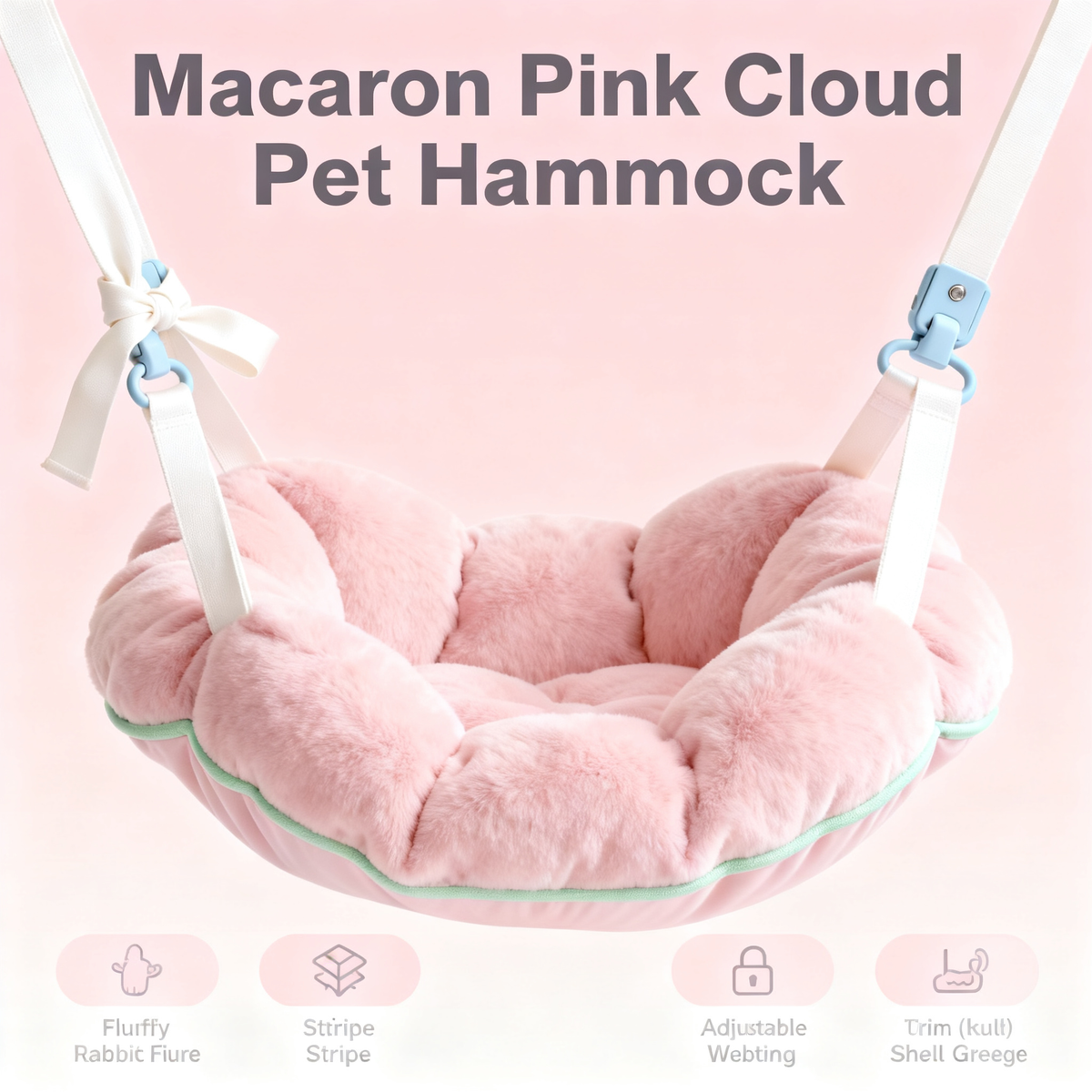 ☁️ Create A Dreamy Resting Haven For Your Cat With A Soft Cloud-Inspired Hammock Designed To Bring Warmth, Comfort, And Peaceful Sleeping Moments Into Everyday Life