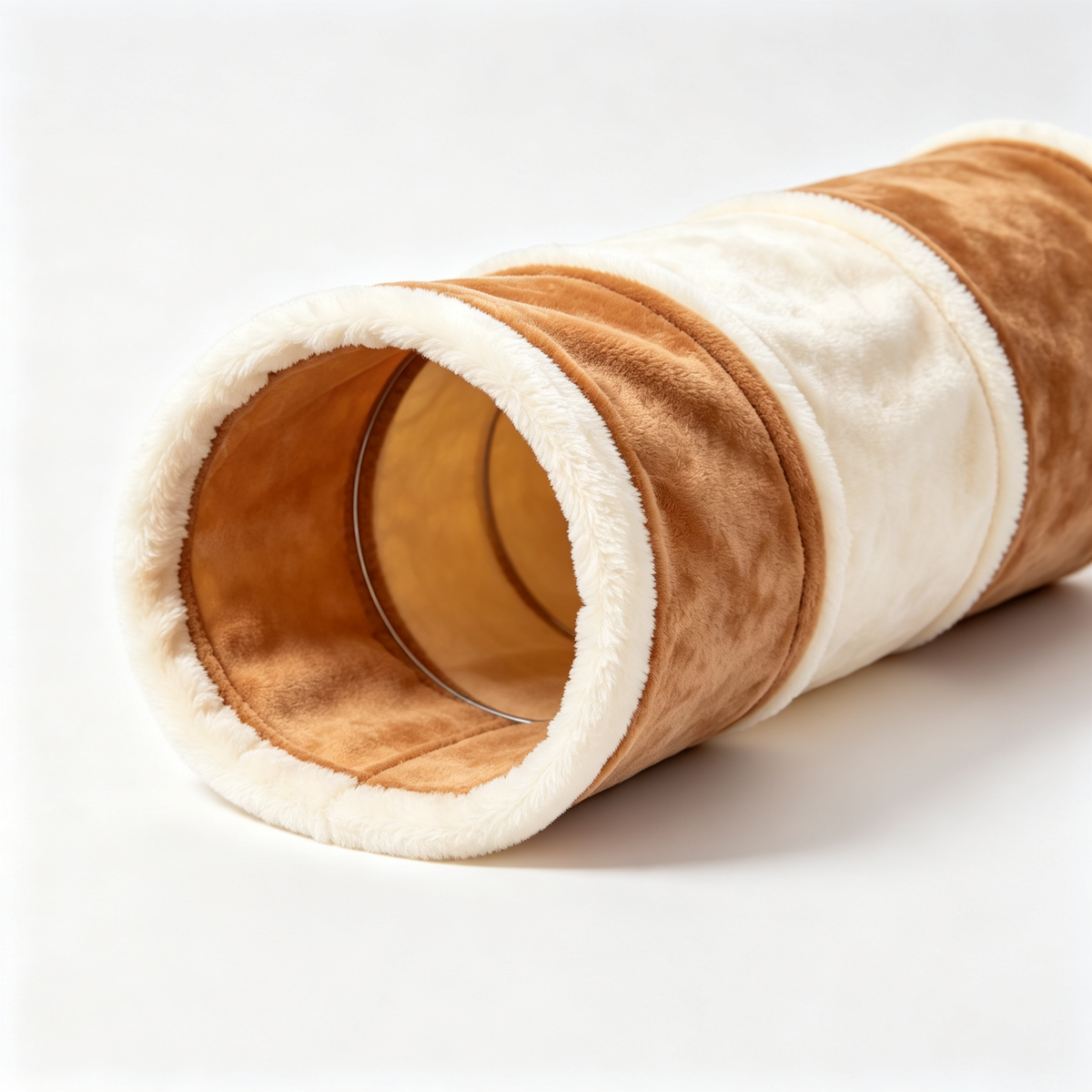 🧶🌙 Plush Cat Tunnel Toy — Create A Cozy Hideaway Where Your Cat Can Explore, Play, Hide And Follow Their Natural Hunting Instincts