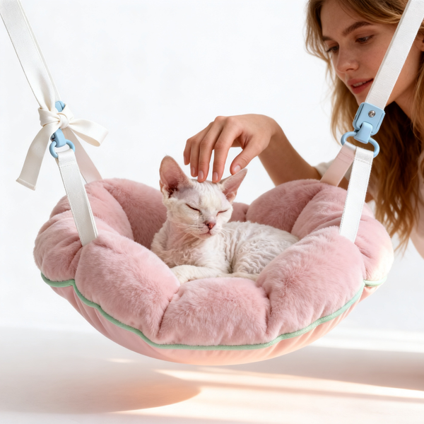 ☁️ Create A Dreamy Resting Haven For Your Cat With A Soft Cloud-Inspired Hammock Designed To Bring Warmth, Comfort, And Peaceful Sleeping Moments Into Everyday Life