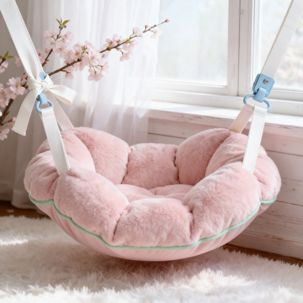 ☁️ Create A Dreamy Resting Haven For Your Cat With A Soft Cloud-Inspired Hammock Designed To Bring Warmth, Comfort, And Peaceful Sleeping Moments Into Everyday Life